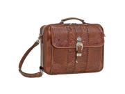 American West Leather Laptop Briefcase