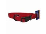 Hamilton Pet Company Adjustable Dog Collar Red 3 4 X 16 22 FAM 16 22 RD