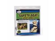 Four Paws Pet Dog Safety Seat Vest Harness Black Large