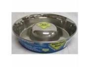 Ourpets Company Slow Feed Stainless Steel Bowl Large PB 10192