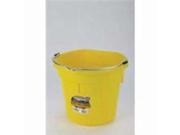 Miller Mfg Bucket Flatback 20Qt Yellow