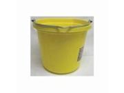 Fortex Flat Back Bucket 20 Qt Yellow