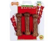 Nylabone Pet Healthy Edibles 106 Bacon Bone Triple Pk
