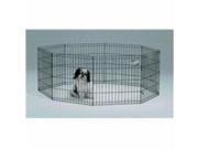 Midwest Container 8 Panel Exercise Pen Black 24X24 Inch 550 24