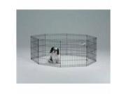 Midwest Container 8 Panel Exercise Pen Black 24X30 Inch 552 30