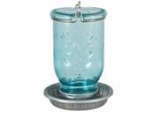 Waterer Mason Jar Light Blue 32 Ounce
