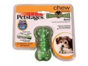 Crunchcore Bone Dog Chew Toy Color Clear Size Mini