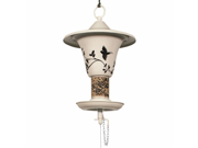 Effortless Bell Shape Mixed Seed Feeder Antique White