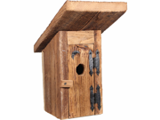 The Outhouse Bird House Natural
