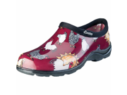 Sloggers Chicken Print Womens Red Waterproof Shoe Size 7