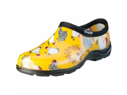 Sloggers Chicken Print Womens Yellow Waterproof Shoe Size 10