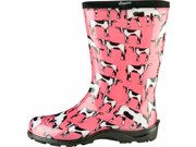 Sloggers Cowbella Womens Pink Garden Boots Size 7