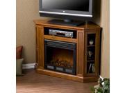 Southern Enterprises FE9316 Claremont Convertible Media Electric Fireplace Brown Maho