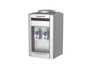 Honeywell HWB2052S2 21 Inch Tabletop Water Cooler Dispenser Hot and Cold Temperatures Silver