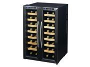 NewAir AW 321ED Collector s 32 Bottle Dual Zone Wine Cooler Stainless Steel