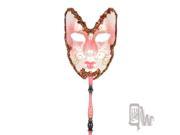 [Queenwoods] Venetian Masquerade Carnival Party Mask V shape with handle