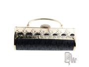 [Queenwoods] Lady s Evening Bag crystal round lock