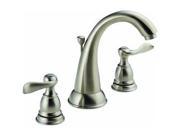Delta B3596LF SS Windemere 8 in. Widespread 2 Handle High Arc Bathroom Faucet in