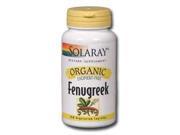 Organic Fenugreek Seed 620mg Solaray 100 Capsule