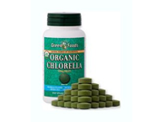 Organic Chlorella 500mg Green Foods 120 Tablet