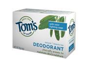 Tom s of Maine Natural Beauty Bar Deodorant 113g 4oz With Odor Fighting Sage