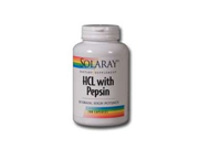 High Potency HCl With Pepsin Solaray 250 Capsule