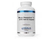 Basic Preventive 1 Plus Iron Copper Douglas Laboratories 180 Tablet
