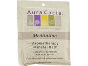 Mineral Bath Meditation Aura Cacia 2.5 oz Bath Salt