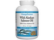 Wild Alaskan Salmon Oil 1000mg Natural Factors 180 Softgel