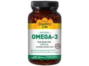 Omega 3 1000mg Fish Oil Country Life 50 Softgel