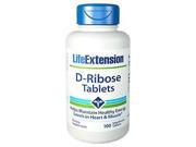 D Ribose Tablets Life Extension 100 VegTab
