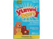 Yummi Bears Vitamin D3 Yummi Bear 60 Chewable