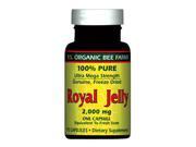 100% Pure Freeze Dried Fresh Royal Jelly 2000 mg YS Eco Bee Farms 75 Capsule