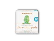 Cotton Ultra Thin Pads Daytime w Wings Emerita 10 ct Box