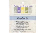 Mineral Bath Euphoria Aura Cacia 3 oz Bath Salt