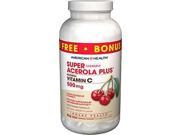 Super Acerola Plus 500mg American Health Products 250 Chewable