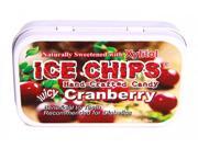 Hand Crafted Candy Tin Cranberry Ice Chips Candy 1.76 oz Candy