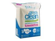 Good Clean Dual Textured Exfoliating Towelettes Alba Botanica 30 ct Towelette