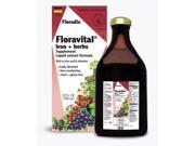 Floravital Iron Herbs yeast free Flora Inc 23 oz Liquid