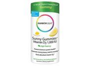 Vitamin D 1000 IU Sunny Gummies Lemon Rainbow Light 100 Chewable