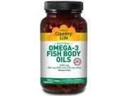 Omega 3 1000mg Fish Oil Country Life 200 Softgel