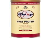 Whey To Go Protein Powder Natural Vanilla Solgar 32 oz Powder