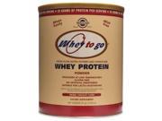Whey To Go Protein Powder Natural Chocolate Flavor Solgar 41 oz Powder