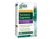 Turmeric Supreme Pain PM Gaia Herbs 60 Capsule
