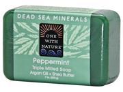 Soap Peppermint One With Nature 7 oz Soap