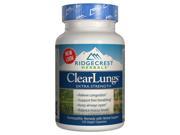 RidgeCrest Herbals 688572 Clearlungs Extra Strength 120 Vegetarian Capsules