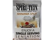 Spiru Tein Spirutein Shake Banana Split Packets Nature s Plus 8 Packet