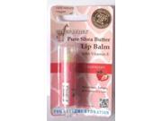 Pure Shea Butter Lip Balm Strawberry Out Of Africa 0.15 oz Lip Balm