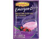 Emergen Zzzz Nighttime Mellow Berry Alacer 24 Packets Box