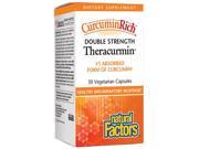 CurcuminRich Theracurmin Double Strength Natural Factors 30 VegCap